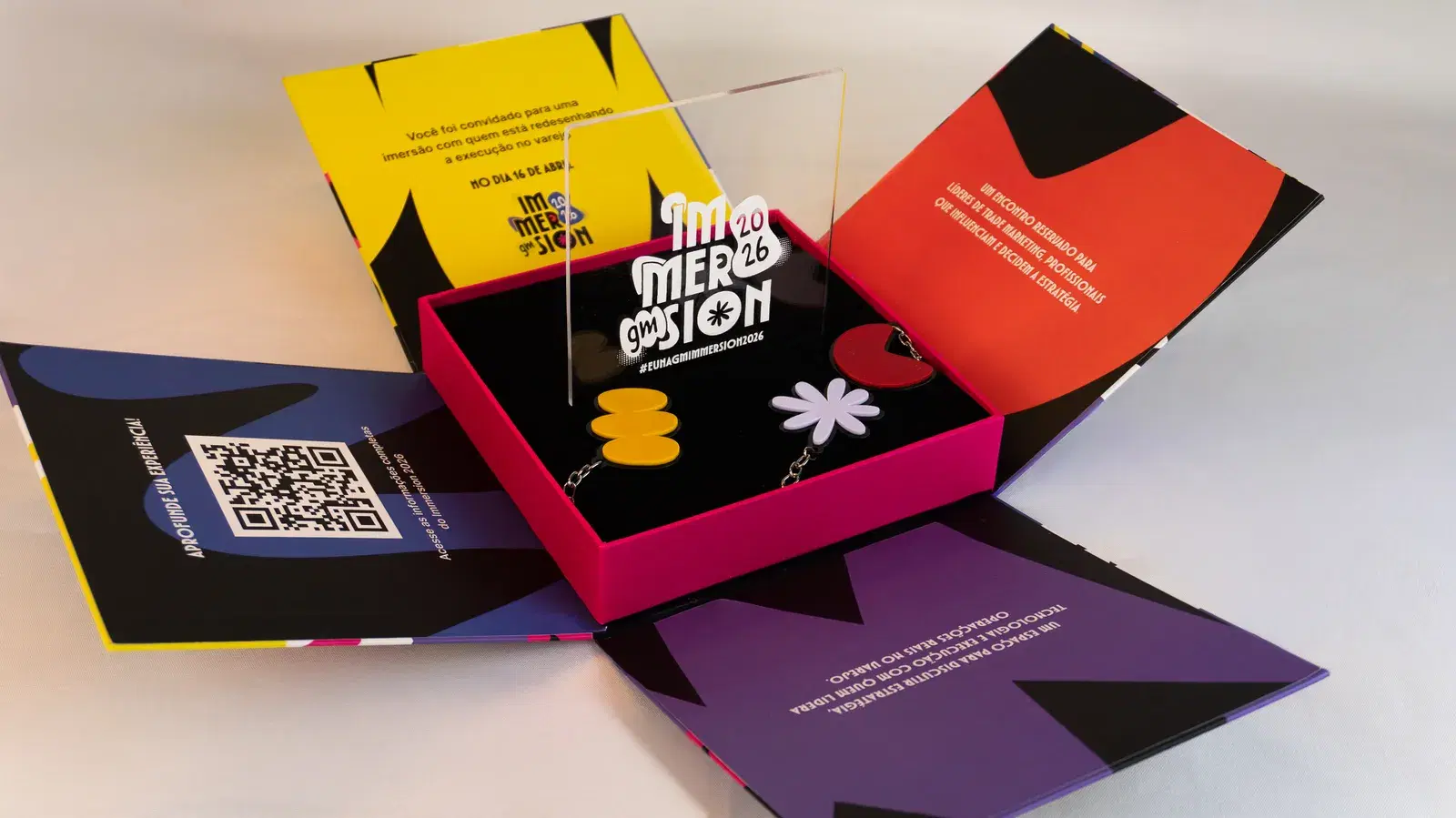 Press kit produzido para o projeto Immersion